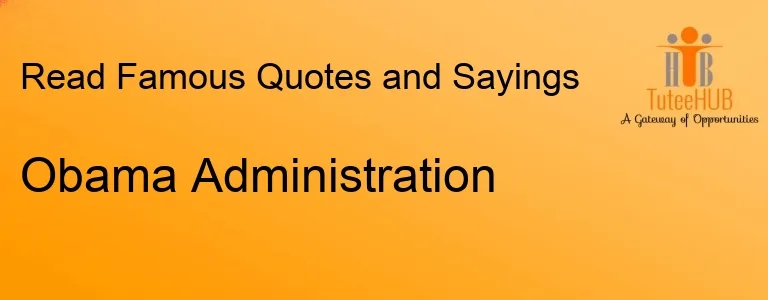 Obama Administration