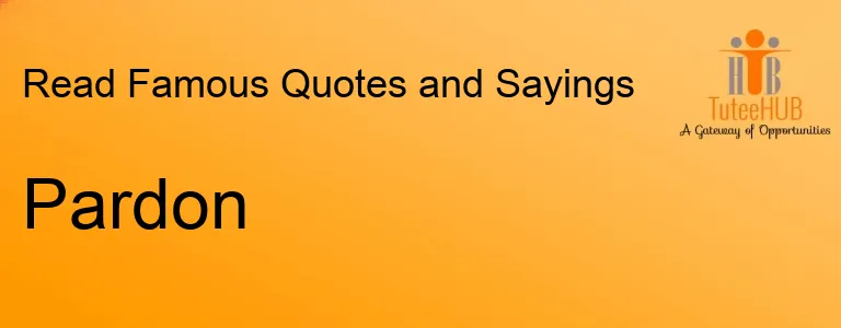 Pardon