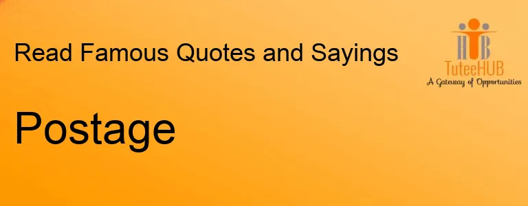 Postage