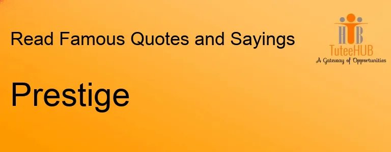 Prestige