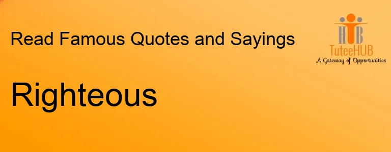 Righteous