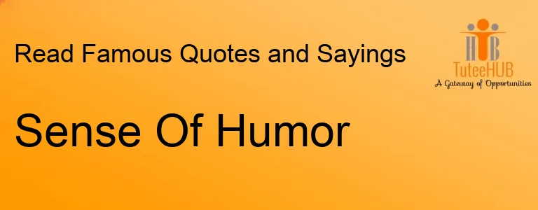 Sense Of Humor