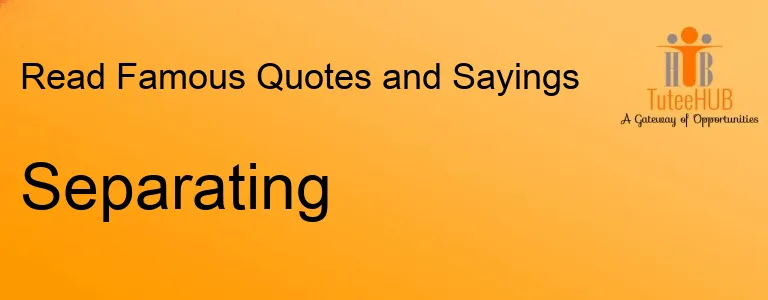 Separating