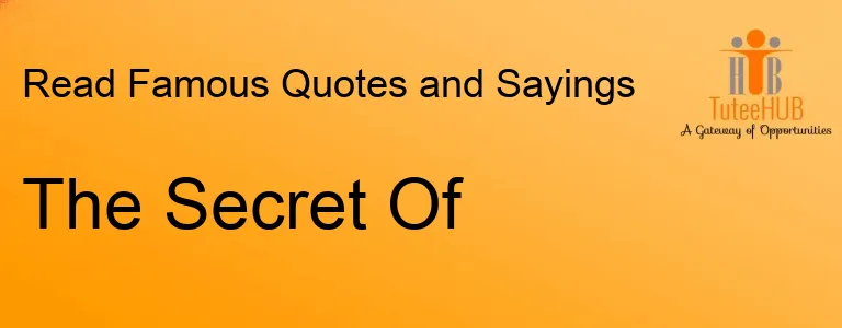 The Secret Of