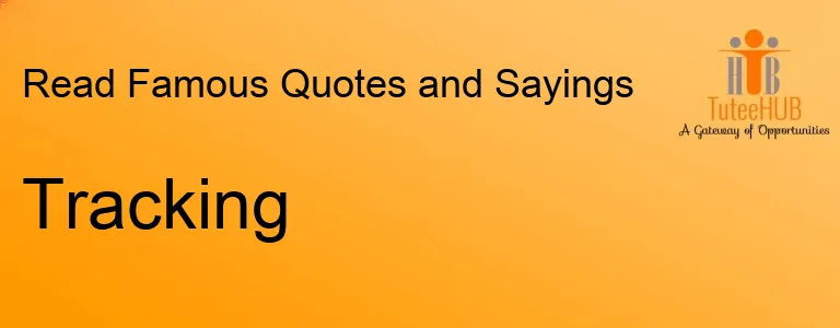 Tracking