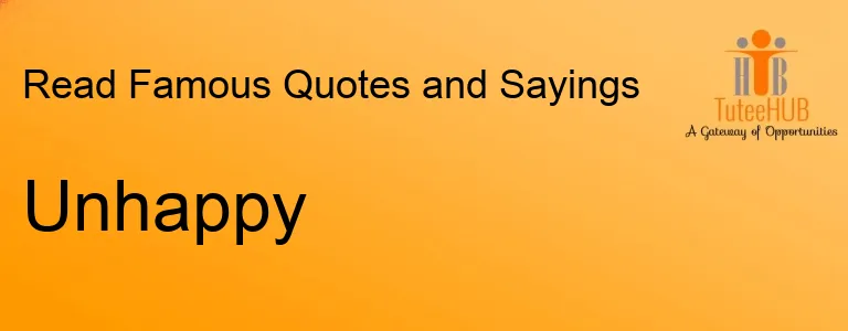 Unhappy