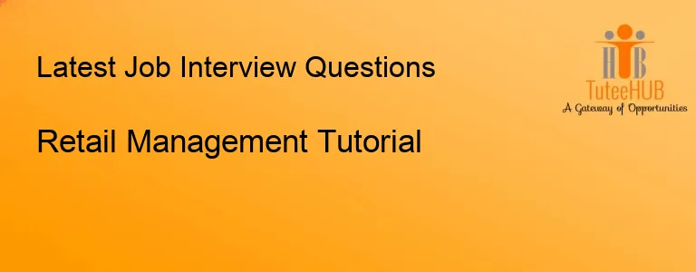 Retail Management Tutorial