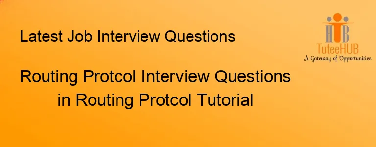 Routing Protcol Interview Questions in Routing Protcol Tutorial