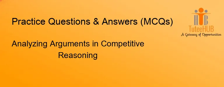 Analyzing Arguments in Competitive Reasoning