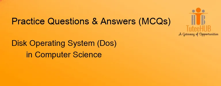 Disk Operating System (Dos) in Computer Science