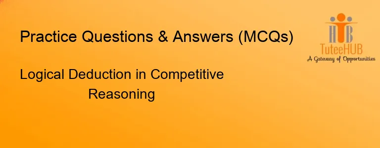 Logical Deduction in Competitive Reasoning