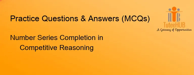 Number Series Completion in Competitive Reasoning