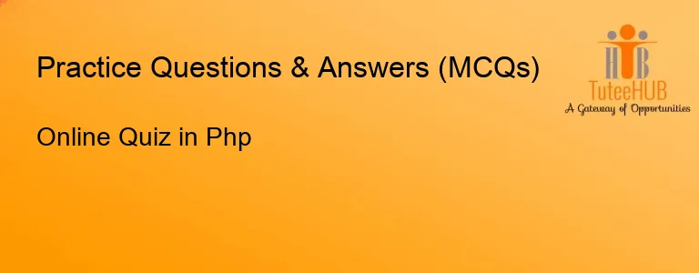 Online Quiz in Php