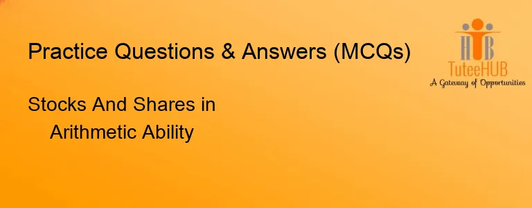 Stocks And Shares in Arithmetic Ability