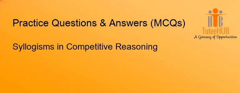 Syllogisms in Competitive Reasoning
