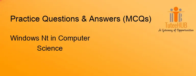 Windows Nt in Computer Science